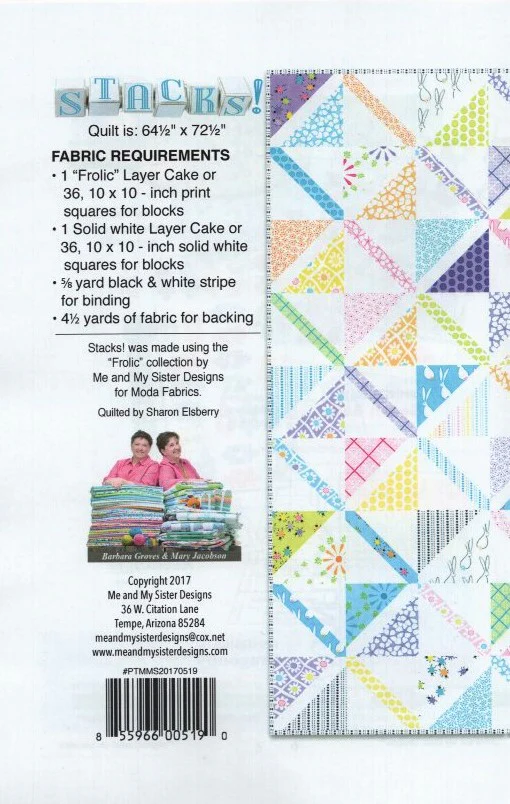 STACKS - Me & My Sister Designs Pattern DIGITAL DOWNLOAD - Image 2