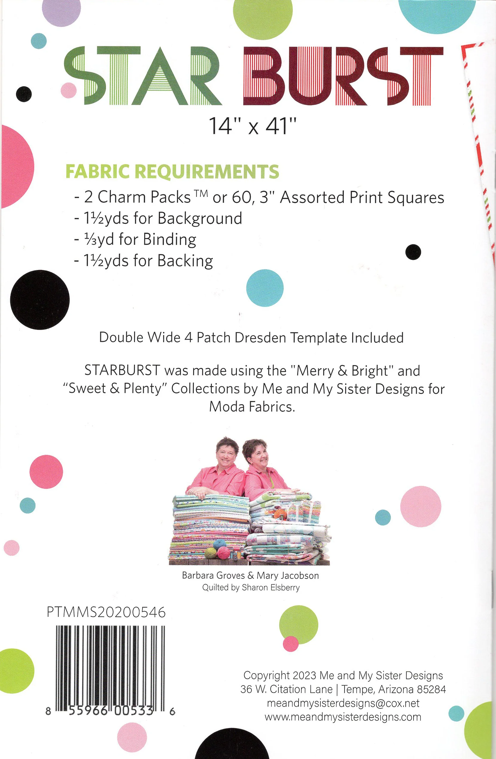 STAR BURST - Me & My Sister Designs Pattern & Template - Image 2