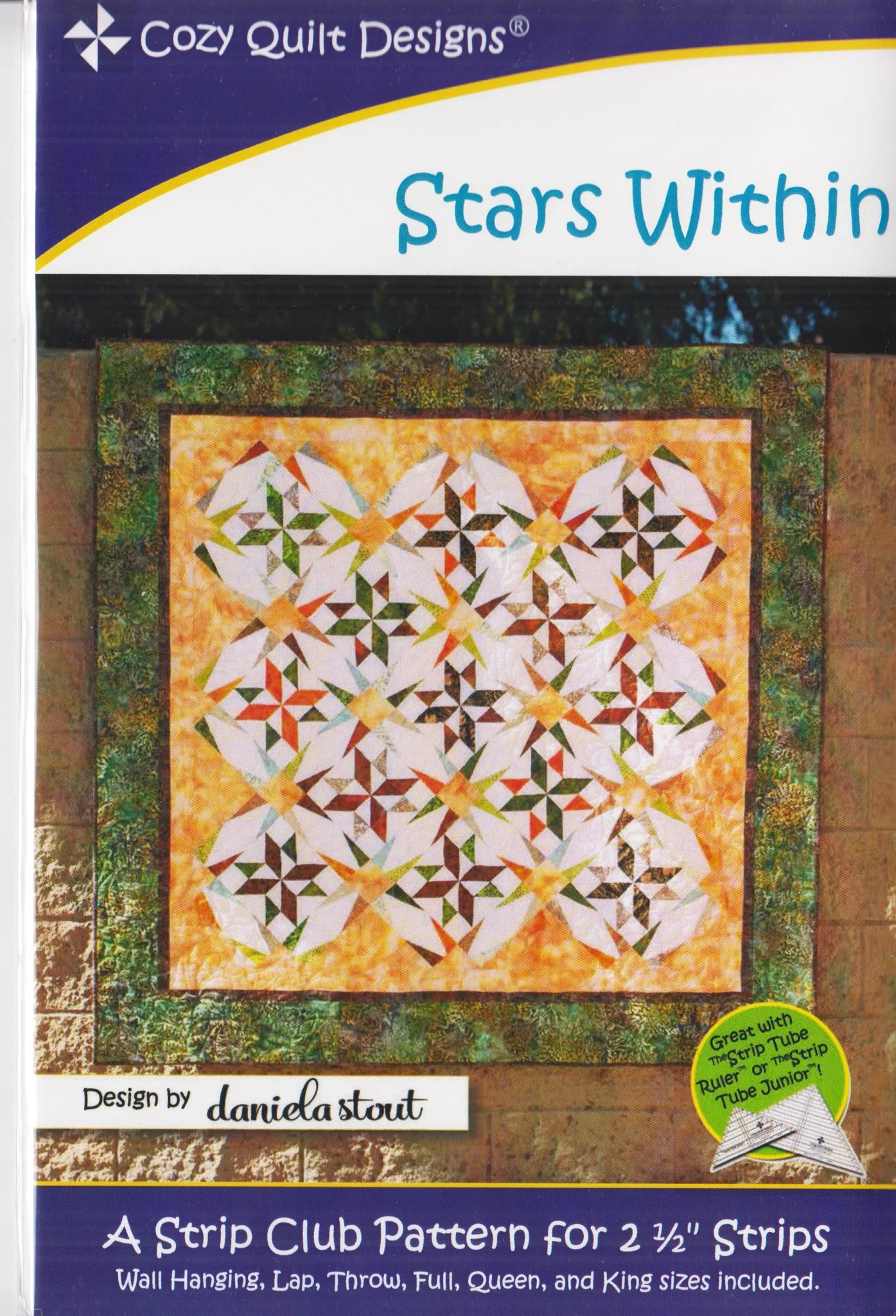 STARS WITHIN - Cozy Quilt Designs Pattern DIGITAL DOWNLOAD
