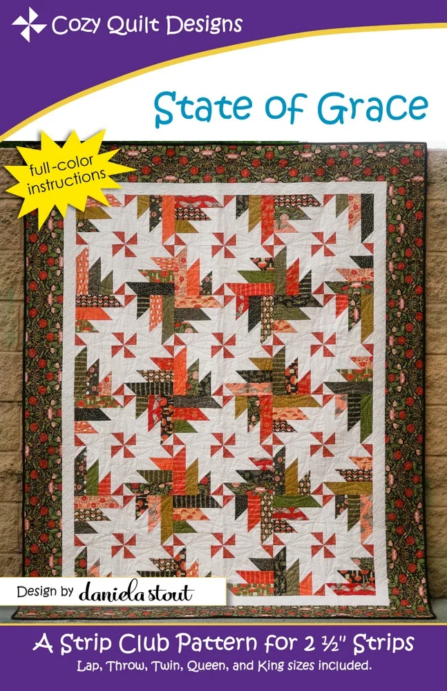STATE OF GRACE - Cozy Quilt Designs Pattern DIGITAL DOWNLOAD