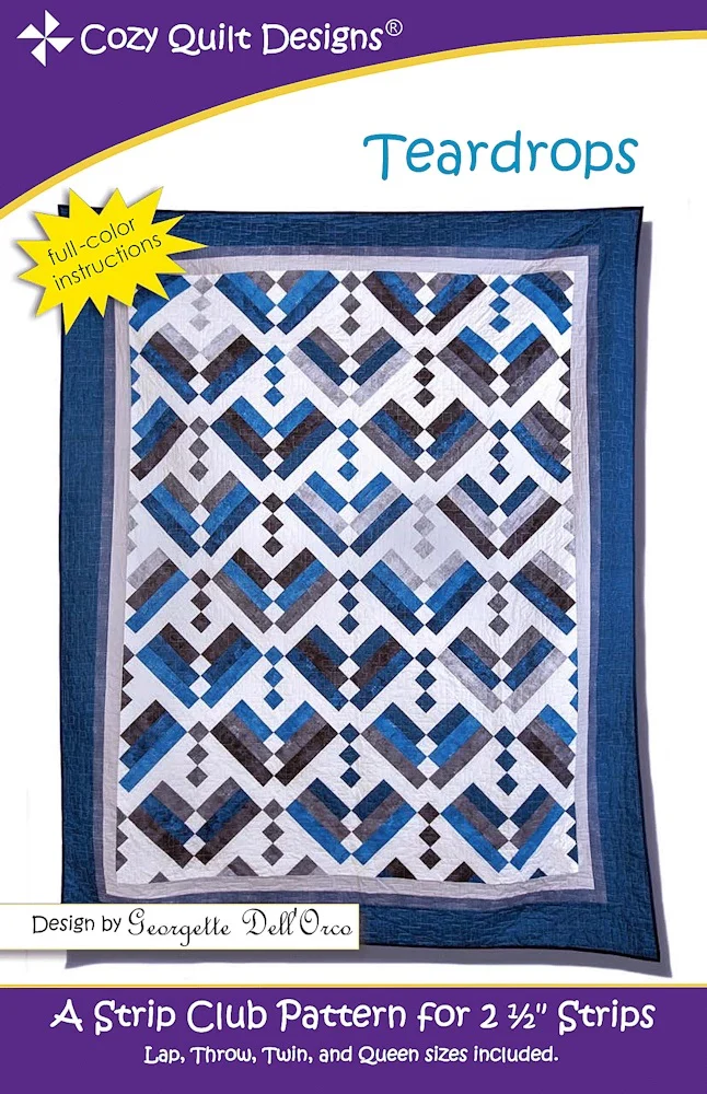 TEARDROPS - Cozy Quilt Designs Pattern