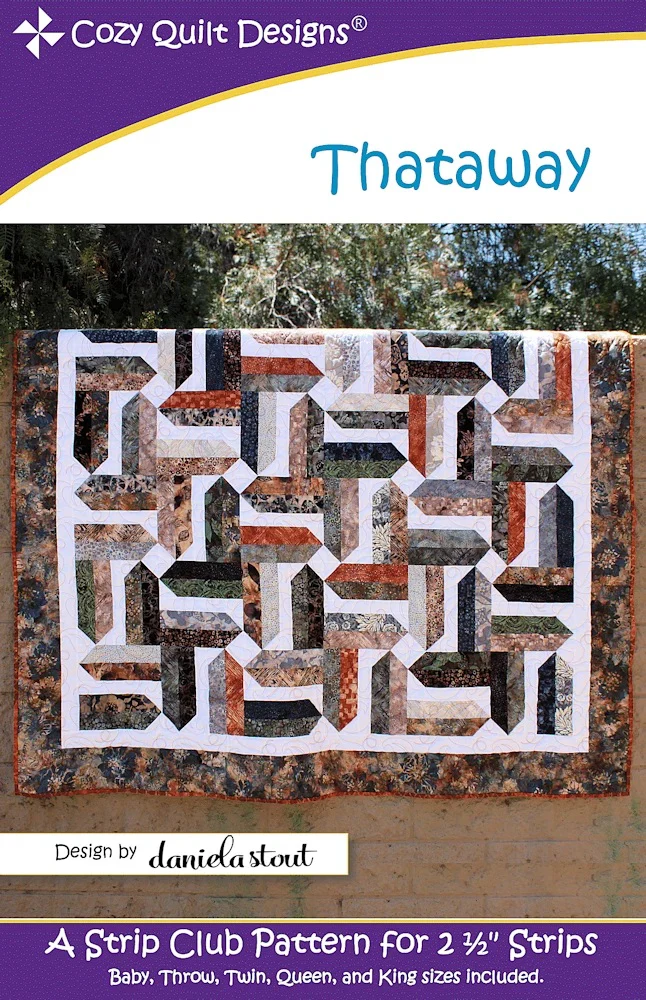 THATAWAY - Cozy Quilt Designs Pattern DIGITAL DOWNLOAD