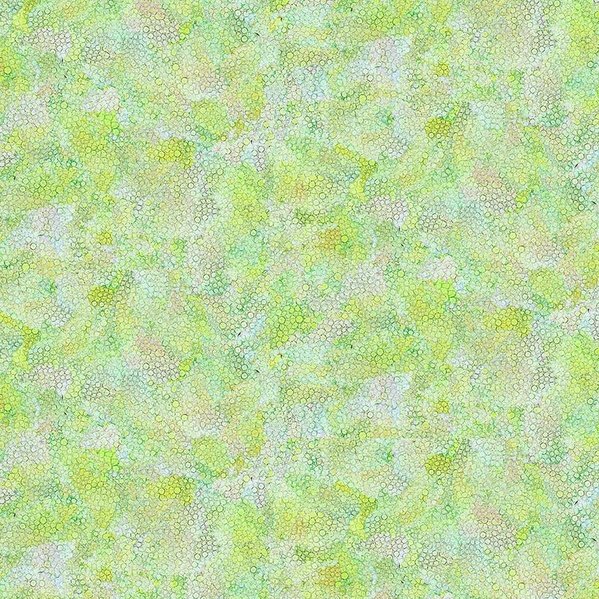 Timeless Treasures - Dragonfly Mist CD3212 Green Bubble Texture By The Yard