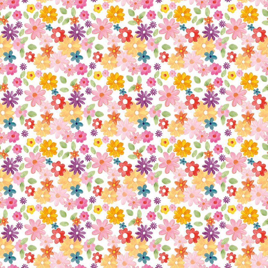 Timeless Treasures Fruity Popsicles CD4297 Multi Floral By The Yard