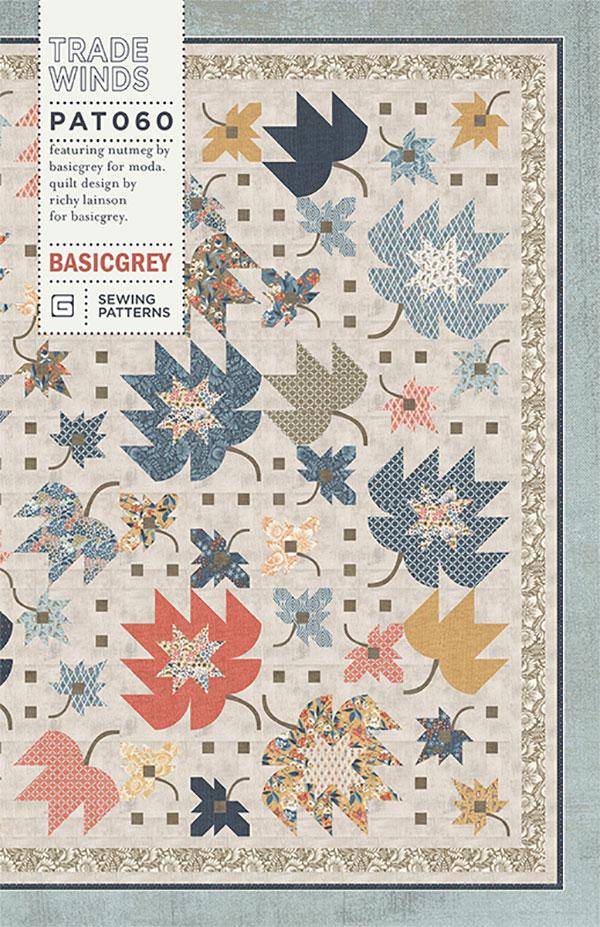 TRADE WINDS - BASICGREY Quilt Pattern 060 DIGITAL DOWNLOAD