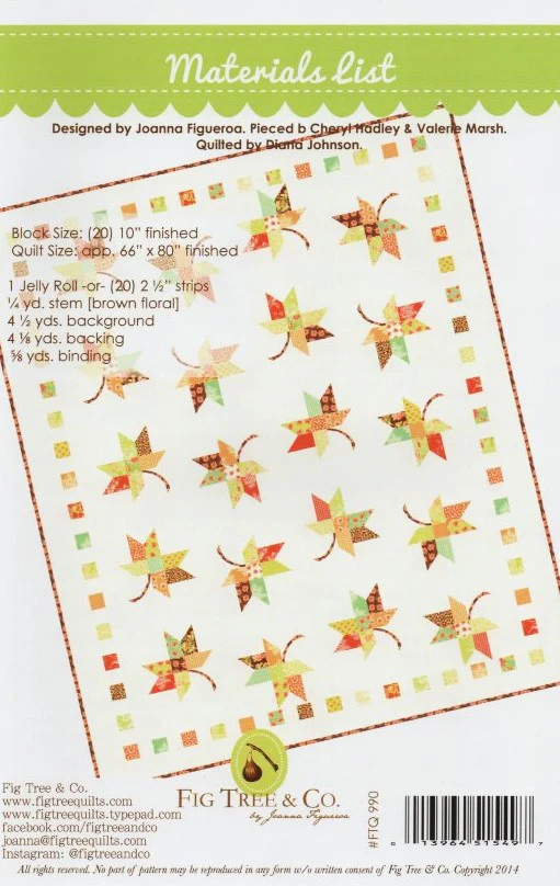 TWIRL - Fig Tree & Co. Pattern #FTQ 990 - Image 2