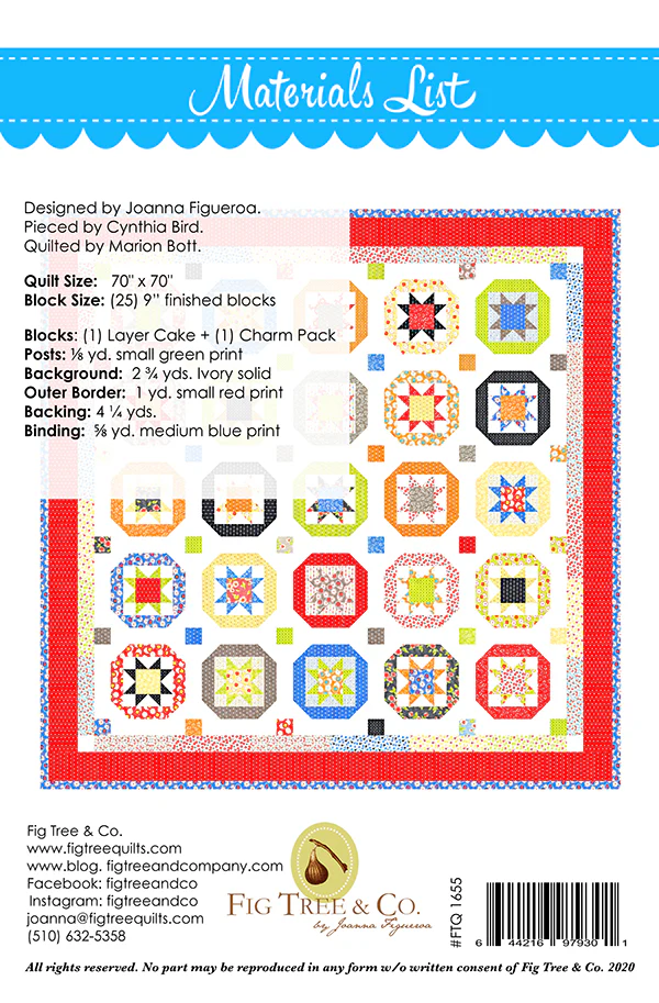 VINTAGE STARS - Fig Tree & Co. Pattern - Image 2