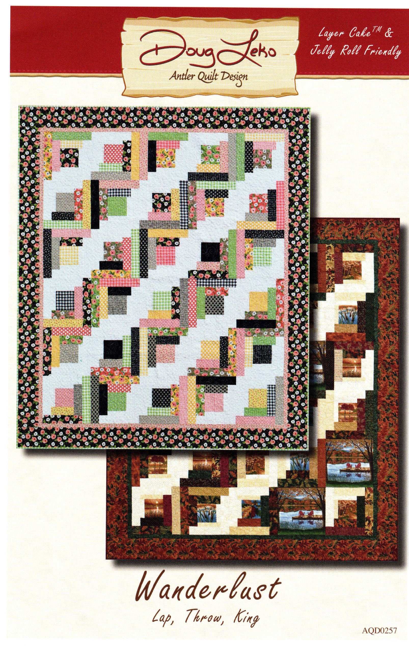 WANDERLUST - Antler Quilt Design Pattern DIGITAL DOWNLOAD