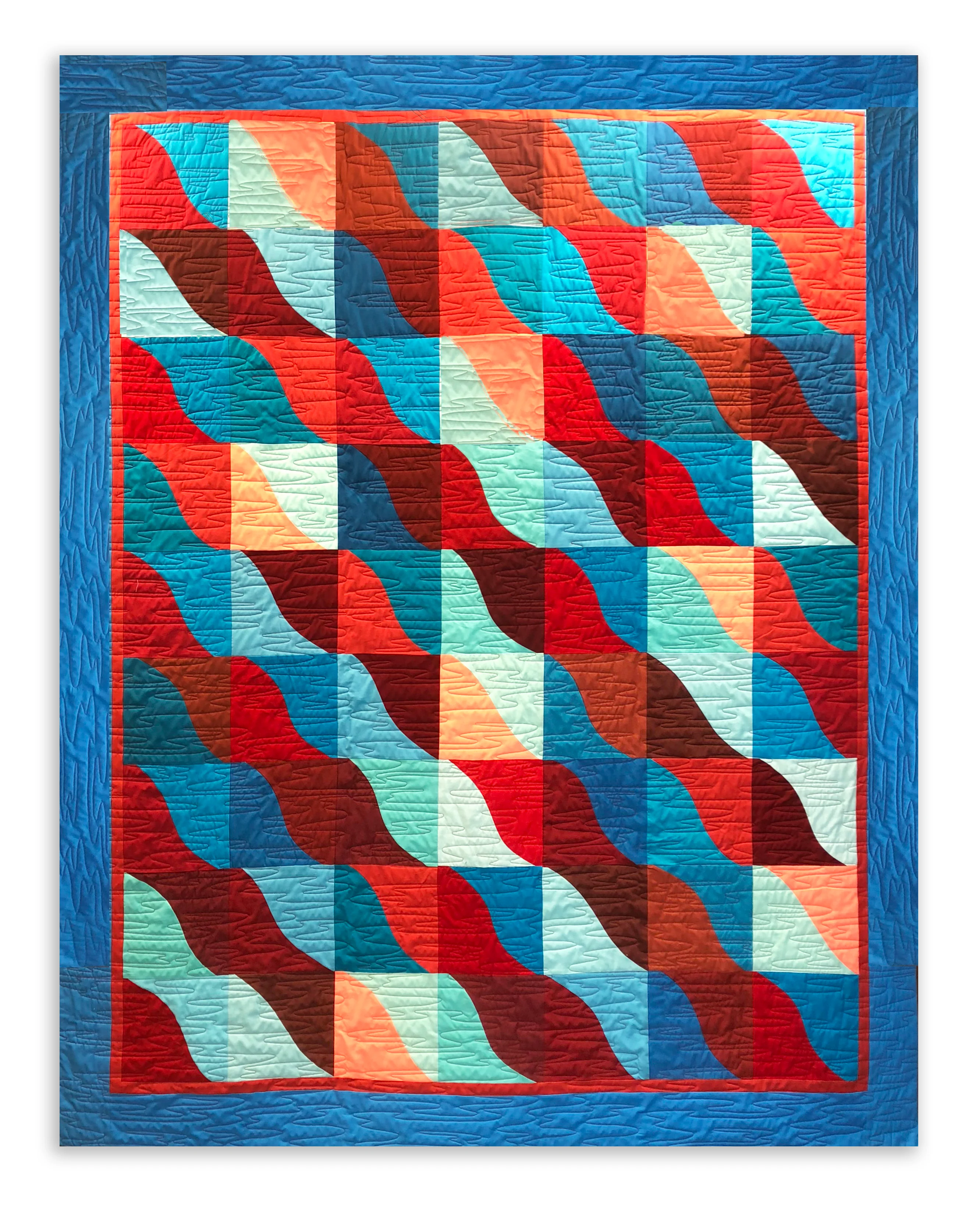 WAVE RUNNER - Cozy Quilt Designs Pattern DIGITAL DOWNLOAD - Image 3