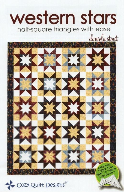 WESTERN STARS - Cozy Quilt Designs Pattern DIGITAL DOWNLOAD