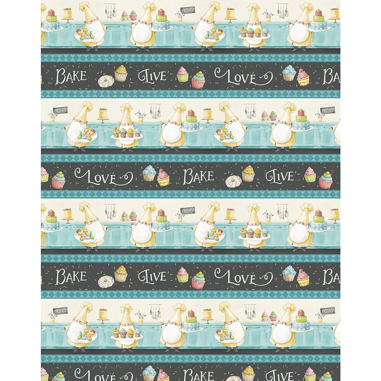 Wilmington Sweet Little Treasures 17826 294 Multi Repeating Stripe By The Yard