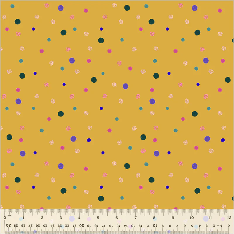 Windham Dayspring 54801 4 Golden Ochre Dot By The Yard