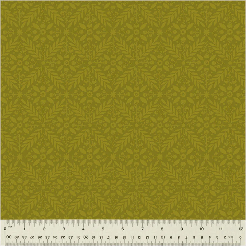 Windham Dayspring 54803 3 Olive Lattice By The Yard