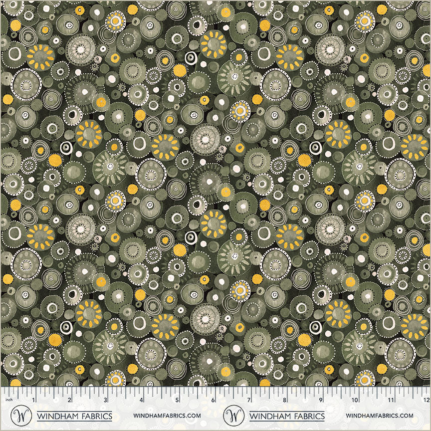 Windham Flora & Form 54781 4 Phthalo Dotty By The Yard