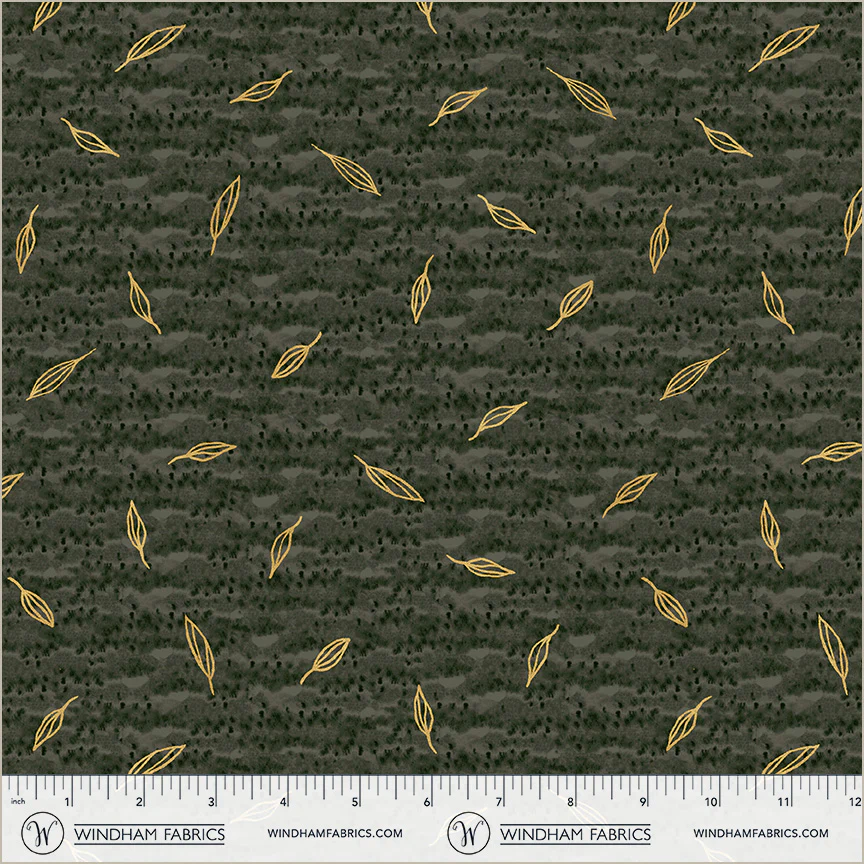 Windham Flora & Form 54783 4 Phthalo Green Sprig By The Yard