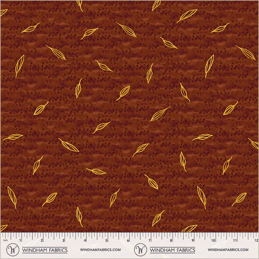 Windham Flora & Form 54783 9 Garnet Sprig By The Yard