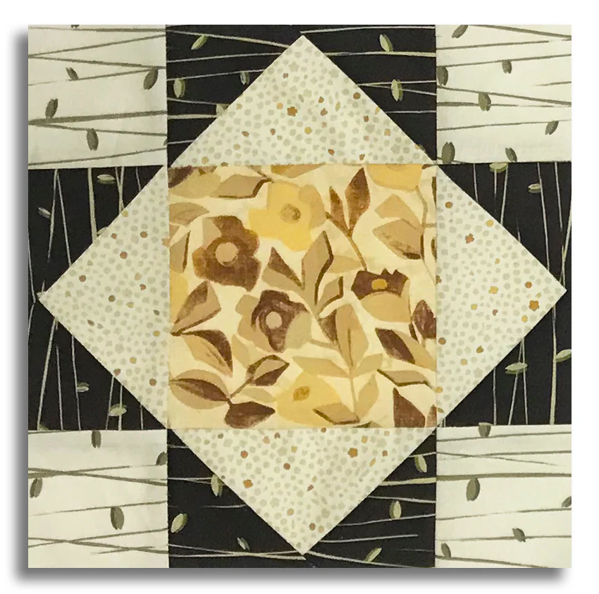 Windham Pre-Cut 12 Block King's Crown Quilt Kit - Gleaned - Image 3