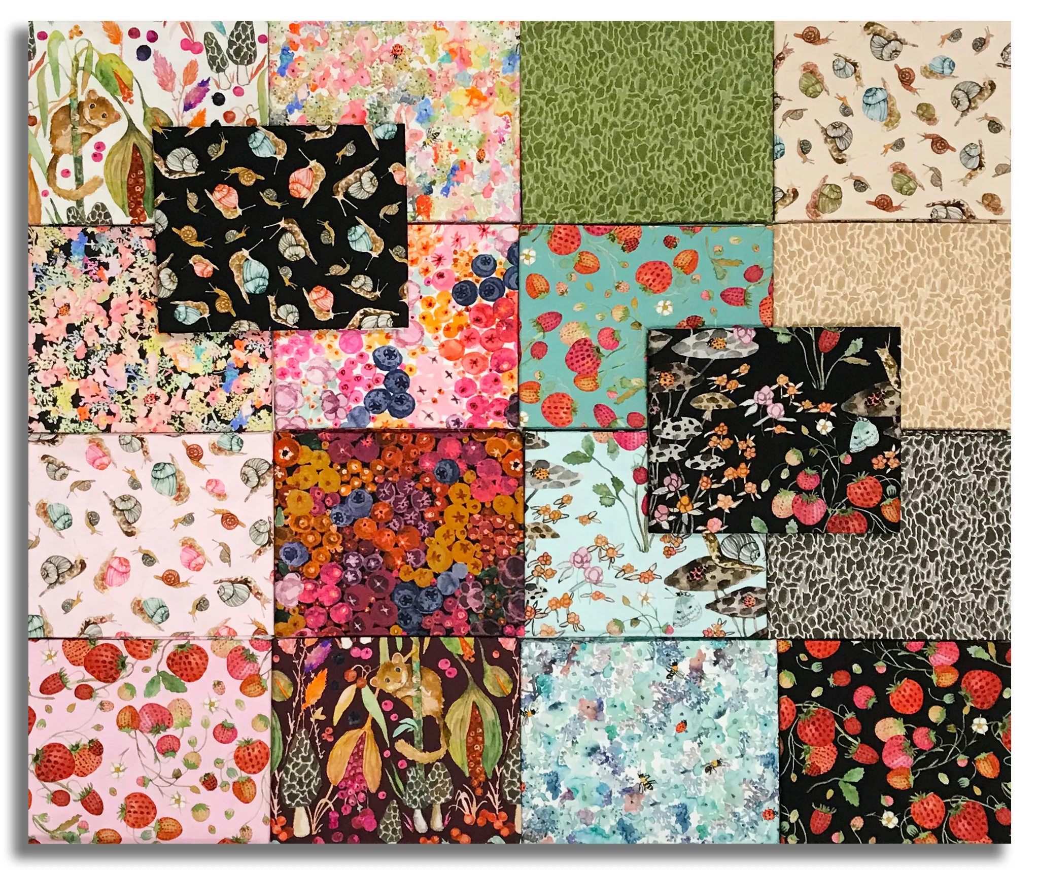 Windham Pre-Cut 18 Piece Fat Quarter Bundle - FATQFRFR X - Forest Fruits - Image 2