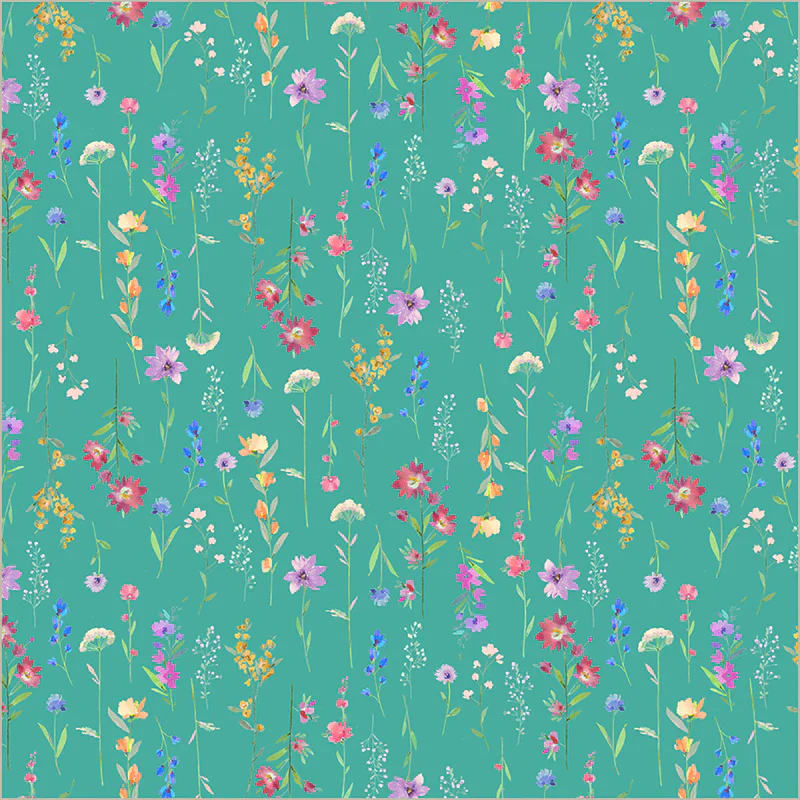 Windham Serafina 55269 4 Chrysocolla Bright Garden By The Yard