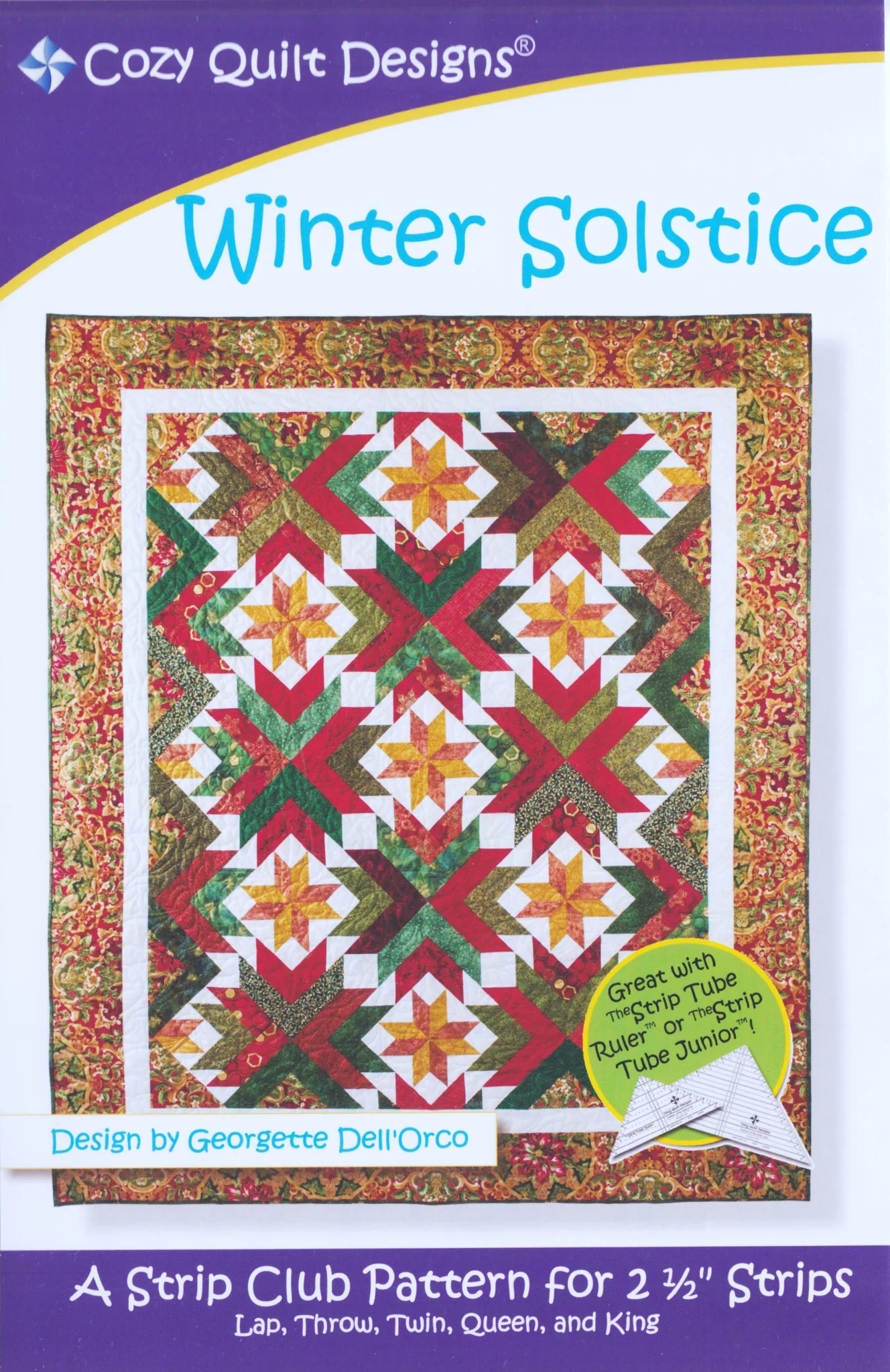 WINTER SOLSTICE - Cozy Quilt Designs Pattern DIGITAL DOWNLOAD - Image 3