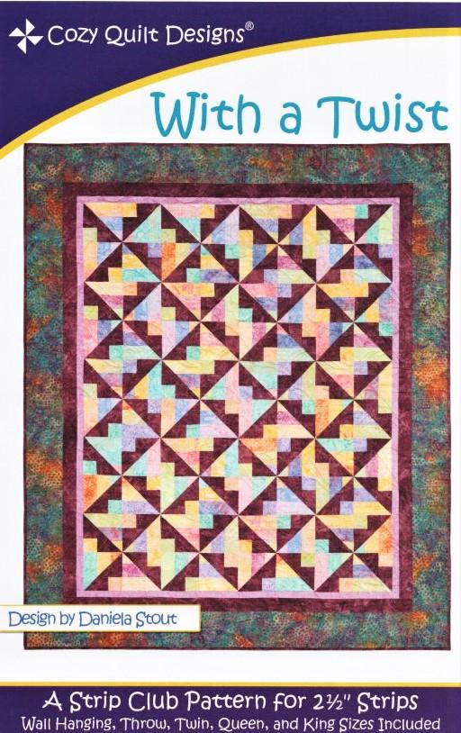 WITH A TWIST - Cozy Quilt Designs Pattern DIGITAL DOWNLOAD