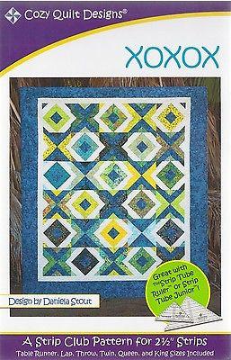 XOXOX - Cozy Quilt Designs Pattern DIGITAL DOWNLOAD